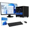 Image de Pack Mini-PC Evolution Watercooling ITX . Intel i9-14900K . 32Go DDR5 . 2To SSD M.2 . Windows 11 . Moniteur 24''