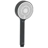 Image de HANSA BASICJET Pommeau de douche avec 3 types de jet, fonction anti-calcaire, pommeau de douche de 95 mm de diamètre, raccord standard G 1/2, noir en occasion ou reconditionné