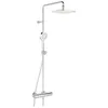 Image de HANSA MICRA Style Système de douche complet avec thermostat, douche à effet pluie pivotante, pommeau de douche avec tuyau et barre de douche à 3 jets, pommeau de douche et douchette à trois jets en occasion ou reconditionné