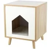 Image de Abri Isa Aspect bois 40 50 40 cm Brun clair