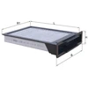 Image de Filtre D'Habitacle Lak 304 Mahle Mahle Lak304 Citroen;Peugeot;Toyota
