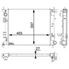 Image de Radiateur, Refroidissement Du Moteur Behr *** Premium Line *** Mahle Cr1980000p Kia