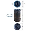 Image de Filtre À Carburant Kc 699d Mahle Mahle Kc699d