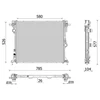 Image de Radiateur, Refroidissement Du Moteur Behr *** Premium Line *** Mahle Cr2599000p Alfa Romeo