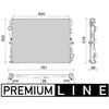 Image de Radiateur, Refroidissement Du Moteur Behr *** Premium Line *** Mahle Cr2604000p Mercedes-Benz