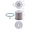 Image de Filtre À Carburant Kx 486d Mahle Mahle Kx486d Mercedes-Benz;Renault