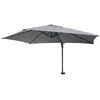 Image de Parasol mural Casoria, parasol déporté pour le balcon, 3m, inclinable gris
