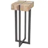 Image de Porte-plante HWC-A15 sapin massif rustique 100x32x32cm