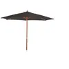 Image de Parasol de jardin Florida, Ø 3m polyester/bois 6kg anthracite