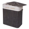 Image de Panier à linge HWC-C21 63x55x34cm 100l gris foncé