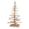 Image de Sapin de Noel décoratif HWC-H77 aspect shabby 130x82x82cm