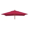 Image de Toile pour parasol de gastronomie en bois HWC-C57, 4x4m polyester 3kg bordeaux