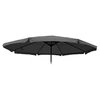 Image de Toile pour parasol Meran Pro avec volant Ø 5m, polyester anthracite