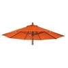 Image de Toile pour parasol de gastronomie en bois HWC-C57, Ø3m polyester 3kg terre cuite