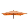 Image de Toile pour la gastronomie parasol en bois HWC-C57, 3x3m polyester 3kg terre cuite
