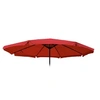 Image de Toile pour parasol Meran Pro Ø 5m polyester bordeaux
