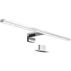 Image de B.K.Licht lampe miroir LED, lampe armoire, applique salle de bain, lumière blanche neutre 4000 Kelvin, 8W, 780lm, IP44, largeur 600 mm, chrome en occasion ou reconditionné