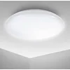 Image de B.K.Licht plafonnier rond LED avec platine LED 12W intégrée, blanc, lumière blanche neutre de 4.000K, IP20, 278x65mm en occasion ou reconditionné