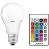 Image de Osram LED Star+ Classic A RGBW Lampe En Forme D'Ampoule Avec Base E27, Intensité Réglable Et Contrôle Des Couleurs Par Télécommande, Remplace 60 Watts, Blanc Chaud - 2700 Kelvin, 1 Paquet en occasion ou reconditionné