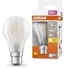 Image de Osram LED Star Classic A60 LED lampe pour la base B22D, forme de poire, verre Matt, 806 lumens, blanc chaud (2700k), remplacement des ampoules 60W conventionnelles, non dimmables, 1 pack en occasion ou reconditionné