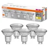 Image de Osram LED Ampoule à réflecteur PAR16, GU10 Ampoule, non dimmable, blanc chaud, remplace une lampe traditionnelle de 35 watts, angle de rayonnement de 36 degrés, pack de 5 en occasion ou reconditionné
