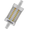 Image de 4058075432598 LED EEC A++ (A++ - E) R7s forme conique 7 W = 60 W blanc chaud (Ø x L) 29 mm x 78 mm