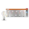 Image de Osram LED BASE Classic A60, lampes LED à filament de verre transparent pour culot E27, forme poire, blanc froid (4000K), 806 lumens, remplacement des ampoules classiques 60W (7,0W), boîte de 5 en occasion ou reconditionné