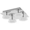 Image de Smart LED salle de bain chrome - 26W - 2800LM - 3000-6500K - 30cm - IP44 - applique murale Orbis Wave - lampe de salle de bain avec