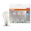 Image de Osram Lamps LED, Culot: E27, Blanc froid, 4000 K, 75W de remplacement pour 75 W Incandescent bulb, clair, LED BASE CLASSIC A, Paquet de 3 en occasion ou reconditionné