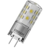 Image de Lampe LED PIN dimmable avec culot GY6.35 - blanc chaud (2700K) - 320 lumens - verre clair - paquet individuel}