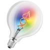 Image de Lampe LED intelligente avec Wifi - E27 - couleurs RVB changeantes - forme de globe - filament coloré comme lumière d'ambiance - remplacement des