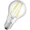 Image de Ampoule LED à économie d'énergie ultra efficace - ampoule filament en verre avec culot E27 - blanc chaud (3000K) - 4 watts - remplace les