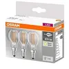 Image de Equipements Pour Luminaire - Led Retrofit Classic P 40 4w/827 230 Fl E14 Pack De 3 Pcs - 4058075819337