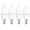Image de LED E14 4058075819474 5.7 W = 40 W blanc chaud (Ø x L) 35 mm x 106 mm 4 pc(s)
