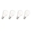 Image de Lot de 4 Ampoules LED B22 standard dépolie 9 W équivalent a 60 W blanc chaud