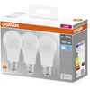 Image de Osram Lampe LED Base Classic A, en forme d'ampoule avec douille E27, non dimmable, remplace 100 watts, mat, blanc froid - 4000 Kelvin, lot de 3 en occasion ou reconditionné