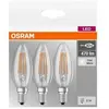 Image de Equipements Pour Luminaire - Led Retrofit Classic B 4w/840 230v E14 Pack De 3 Pcs - 4058075819719