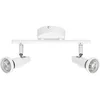 Image de LED SPOT GU10: 2 x 3 - 4W - 460lm - blanc - température de couleur de 2 700K - lumière chaude - design intemporel - ampoule LED interchangeable