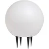 Image de ENDURA HYBRID BALL Applique extérieure hybride - 2W - 180lm - lumière blanc chaud - 3000K - blanc - plastique - IP44 & IP67 - solaire et