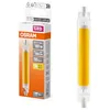 Image de Osram Lampe LED multicolore fine LED Slim Line avec culot R7s Retrofit, 8 W / 806 lm, lumière blanche chaude claire de 2700 K, non dimmable, IP20, verre sans plomb, diamètre 16 mm. en occasion ou reconditionné