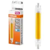 Image de Osram Lampe LED multicolore fine LED Slim Line avec culot R7s Retrofit, 8 W / 806 lm, lumière blanche froide claire de 4000 K, non dimmable, IP20, verre sans plomb, diamètre 16 mm. en occasion ou reconditionné