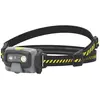 Image de Lampe frontale à LED rechargeable LEDlenser HF6R Work noire et jaune 800lm