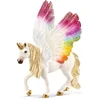 Image de Figurine Licorne Ailee Arc-en-ciel