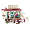 Image de Schleich Horse Club | Caravane pour Les Rencontres Secrètes du Club 42593 | Coffret avec Figurines, Nombreuses Fonctions et Accessoires | Coffret de Jeu à partir de 6 Ans | 95 pièces en occasion ou reconditionné