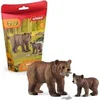 Image de Figurines Maman grizzly avec ourson - 42473 WILD LIFE - Set de Jouets Animaux Durables