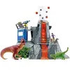 Image de Coffre à jouets exped au grand volcan Schleich Gris 37,5x16x56,5 cm A2204316