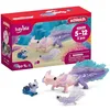 Image de schleich BAYALA | Axolotl Maman et Bébés 42628 | dès 5 Ans | 3 pièces | Figurines détaillées | Cadeau pour filles et garçons | Figurines à collectionner avec paillettes | Déco d'anniversaire en occasion ou reconditionné