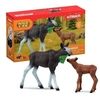 Image de Figurines Elan Femelle Avec Veau, Animaux Sauvages, 42629 Wild Life, Pour Enfant Des 3 Ans
