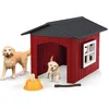 Image de Schleich Farm World | Niche avec Femelle Golden Retriever et Chiot 42722 | Set avec Niche, 2 Chiens et Accessoires | Cadeau pour Filles et garçons | Jouet Ferme dès 3 Ans | 9 pièces en occasion ou reconditionné