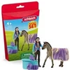 Image de Figurine Mini Monde Kim - Séance de Soins avec Cheval - Rouge